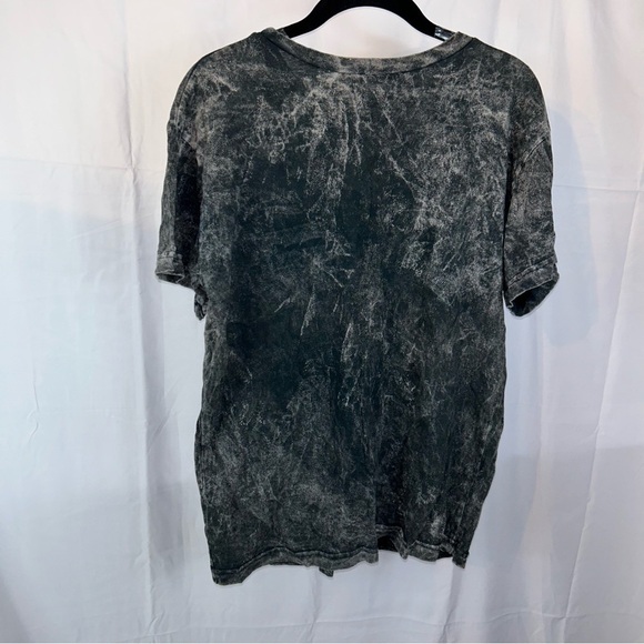 Johnny Cash Shirt Short Sleeve Graphic Acid Wash Band Tee Crewneck Pullover Top - Picture 6 of 8